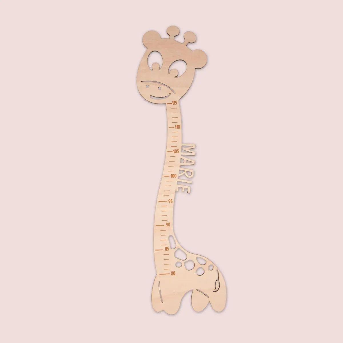 Messlatte Giraffe mit Personalisierung
