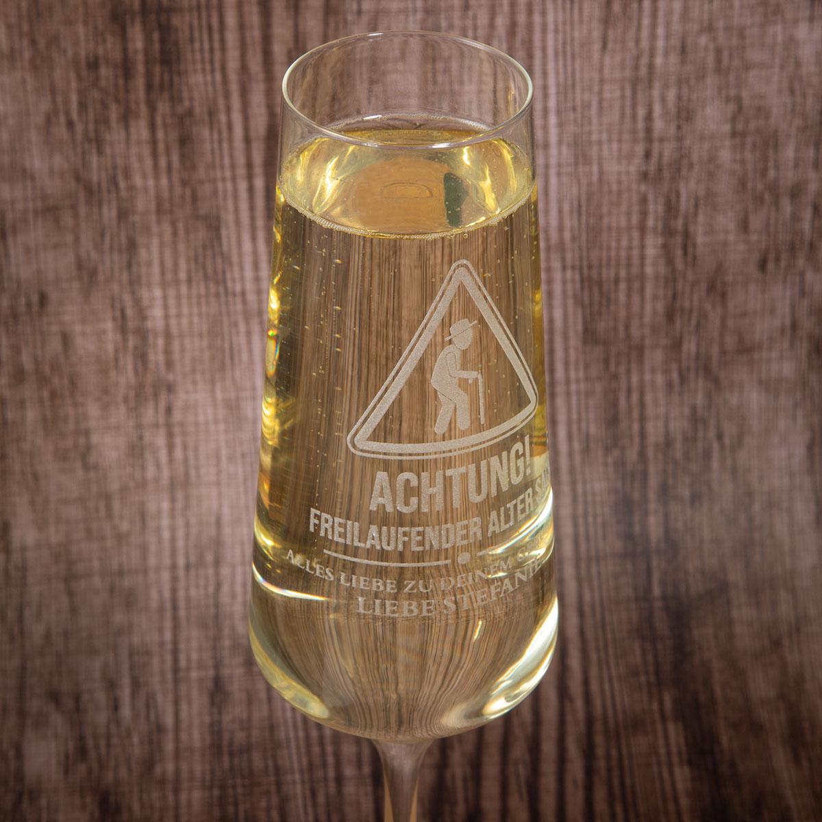 LEONARDO Sektglas "Puccini" mit Gravur - personalisiert