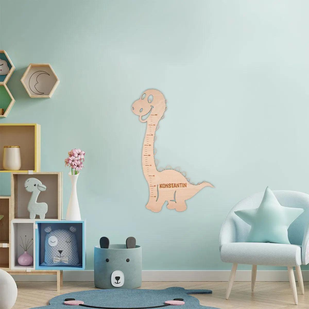 Messlatte Dino mit Personalisierung