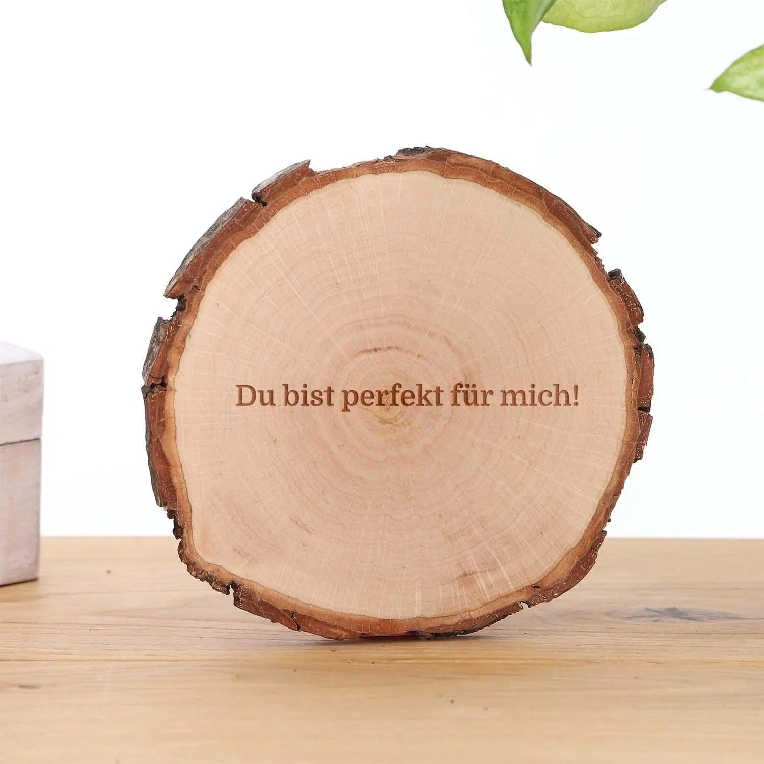 Baumscheibe Erle "Medium" (inkl. Gravur)