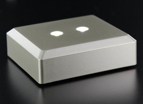 LED-Leuchtsockel 2 LED in Silber