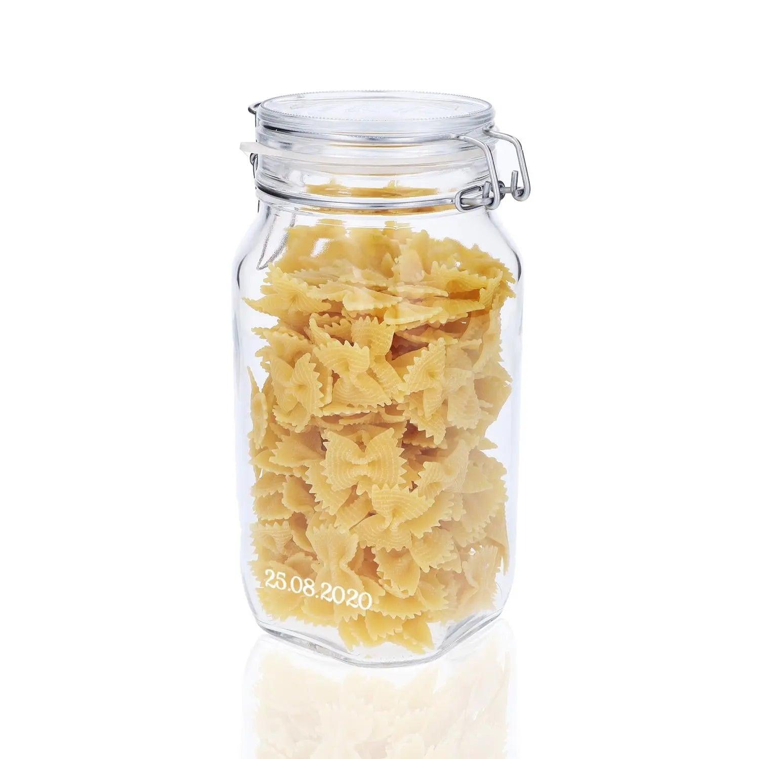 Vorratsglas mit Gravur "Fido" 1,5 Liter