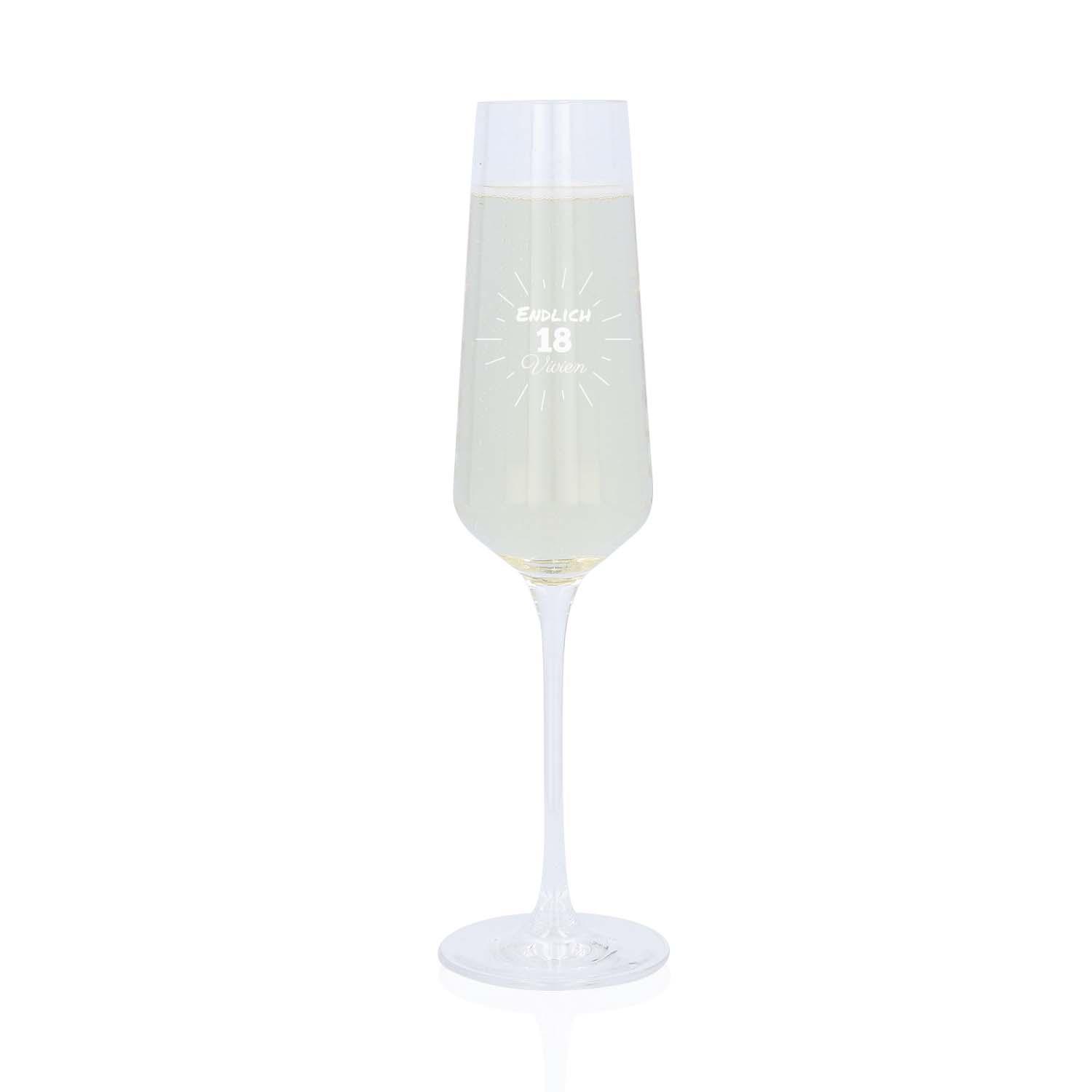 LEONARDO Sektglas "Puccini" mit Gravur - personalisiert