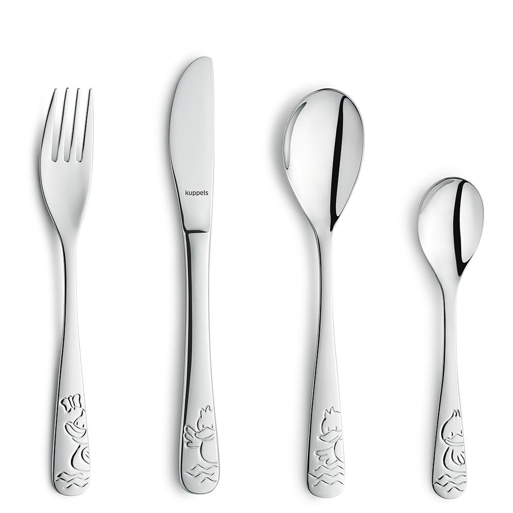 Amefa Kinderbesteck 4-teilig mit Gravur DUCK