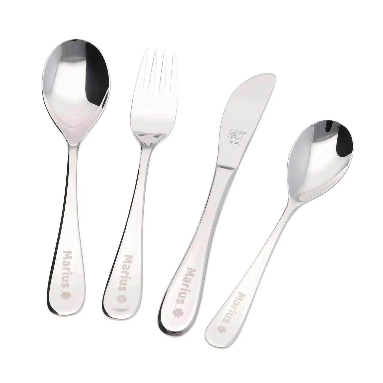 ZWILLING® Kinderbesteck 4-teilig mit Gravur "Filou"