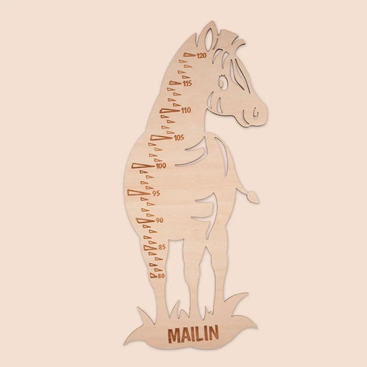 Messlatte Zebra mit Personalisierung