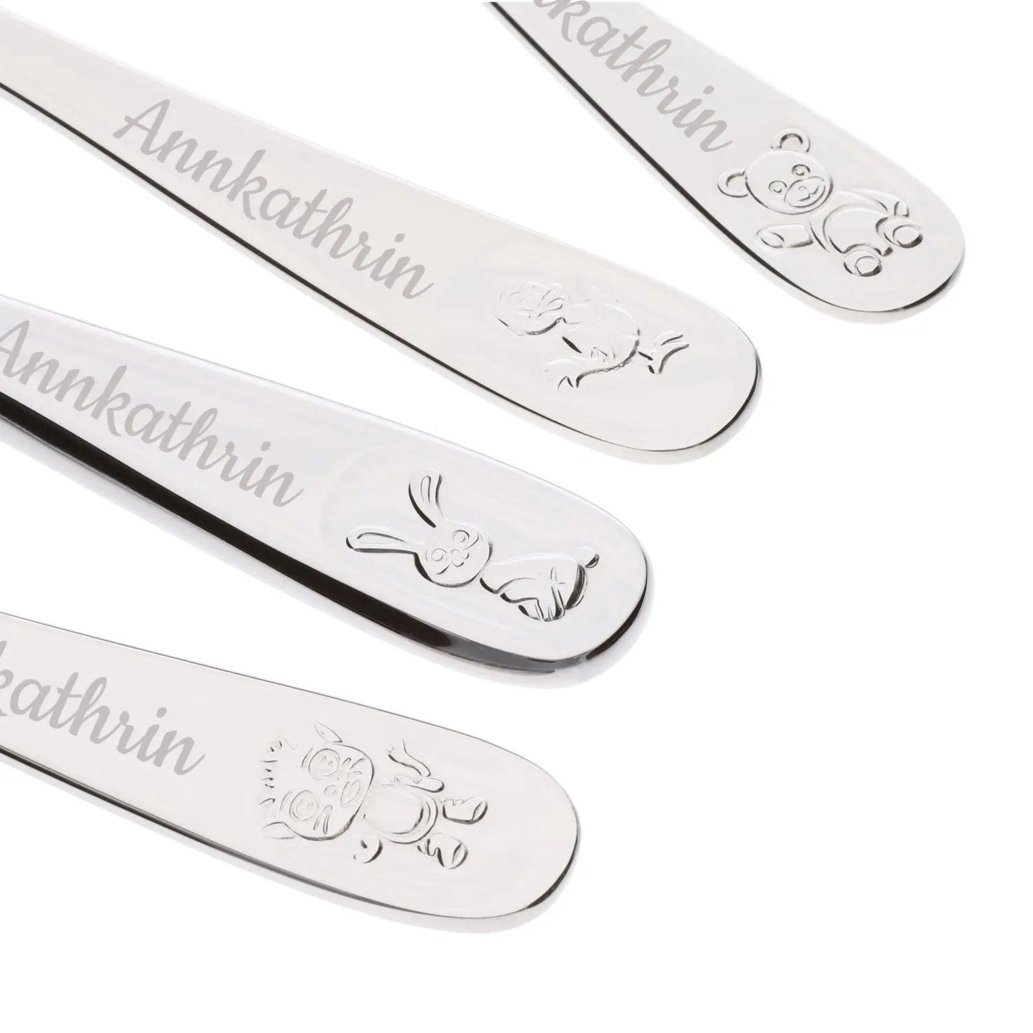 ZWILLING® Kinderbesteck 4-teilig mit Gravur "Bino"