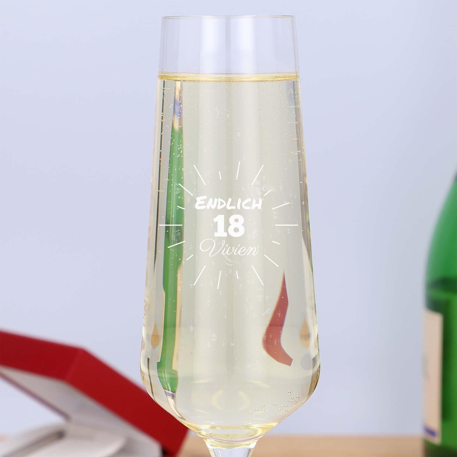 LEONARDO Sektglas "Puccini" mit Gravur - personalisiert
