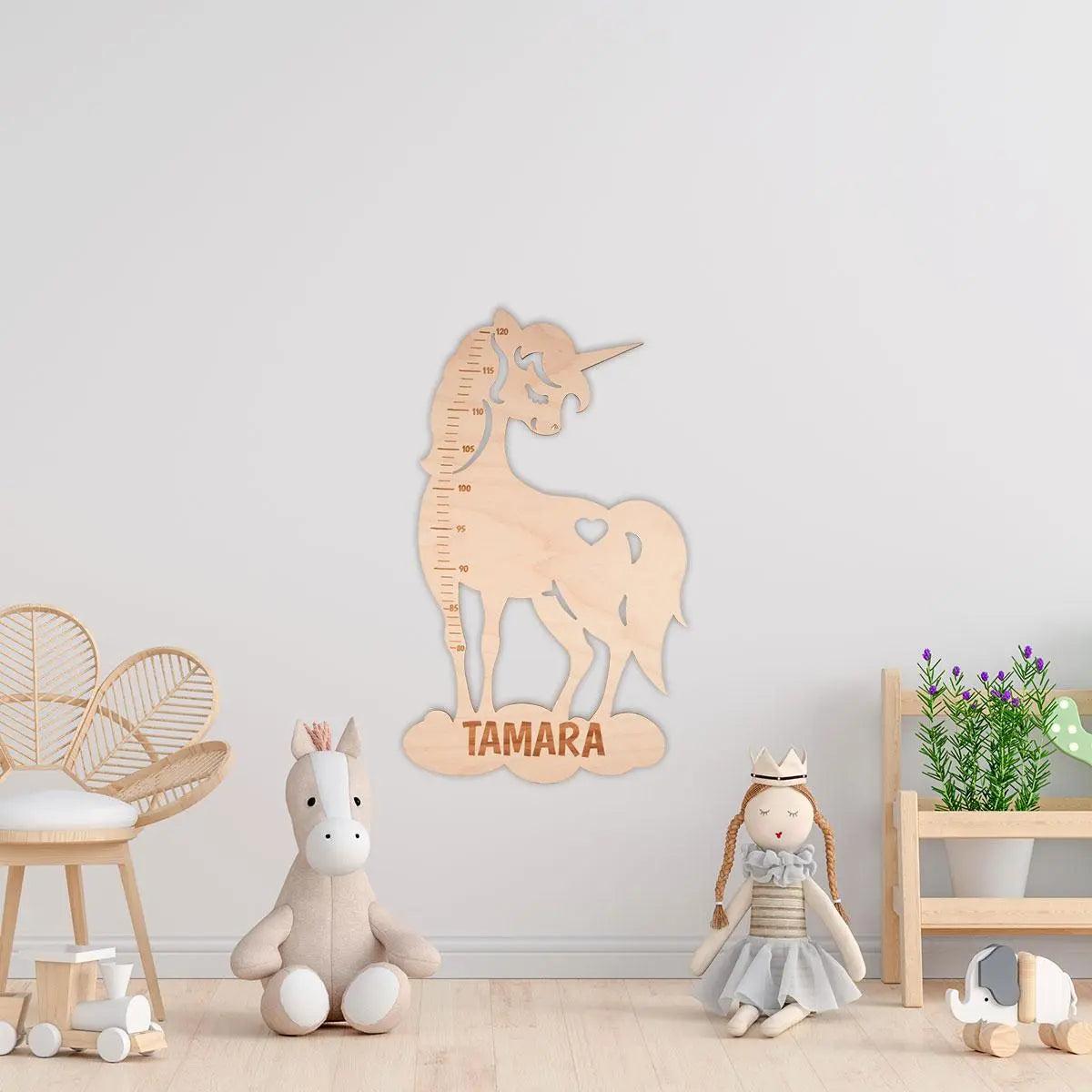 Messlatte Einhorn mit Personalisierung