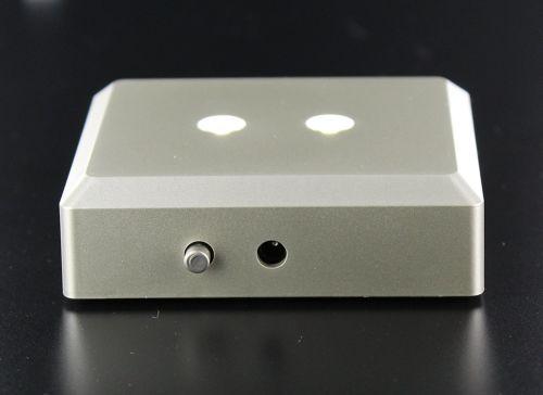 LED-Leuchtsockel 2 LED in Silber