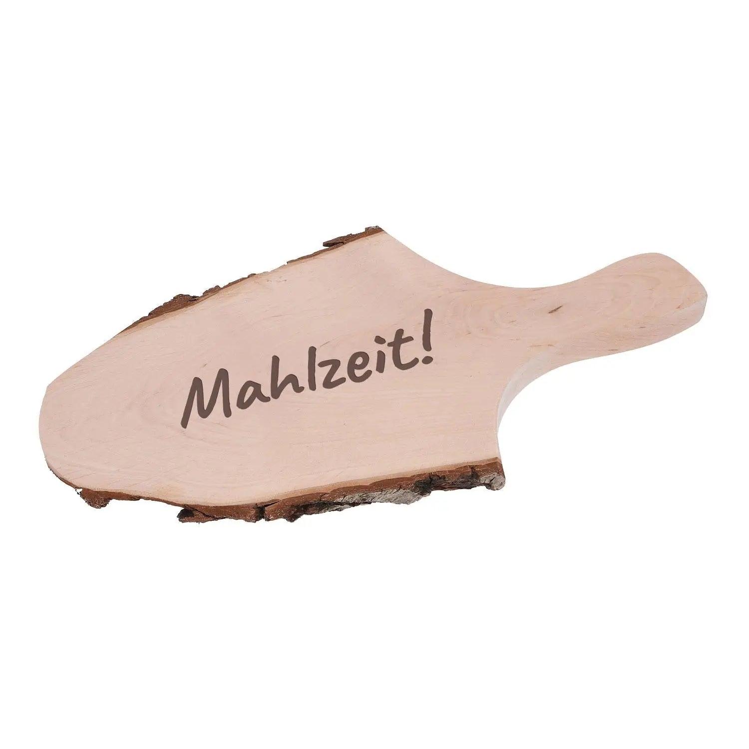 Rindenbrett mit Griff (Modell "Small", inkl. Gravur)