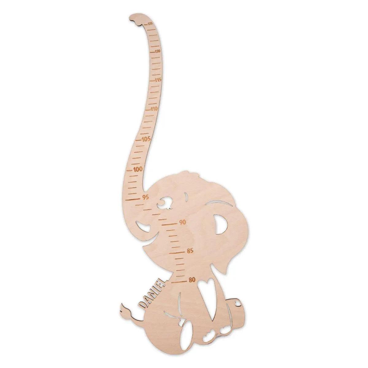 Messlatte Elefant mit Personalisierung