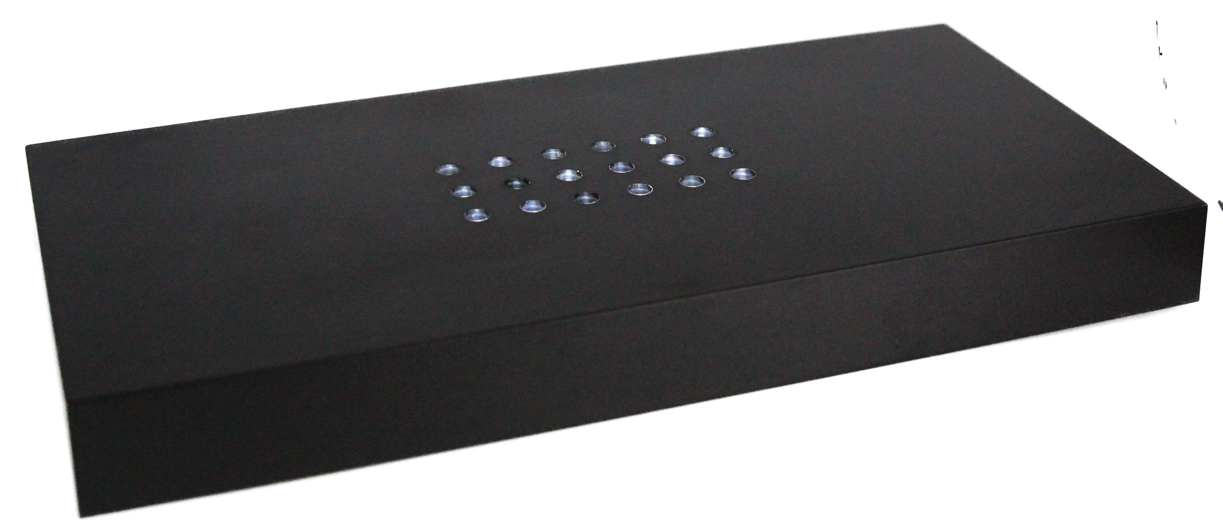 LED-Leuchtsockel 18 LED in Schwarz
