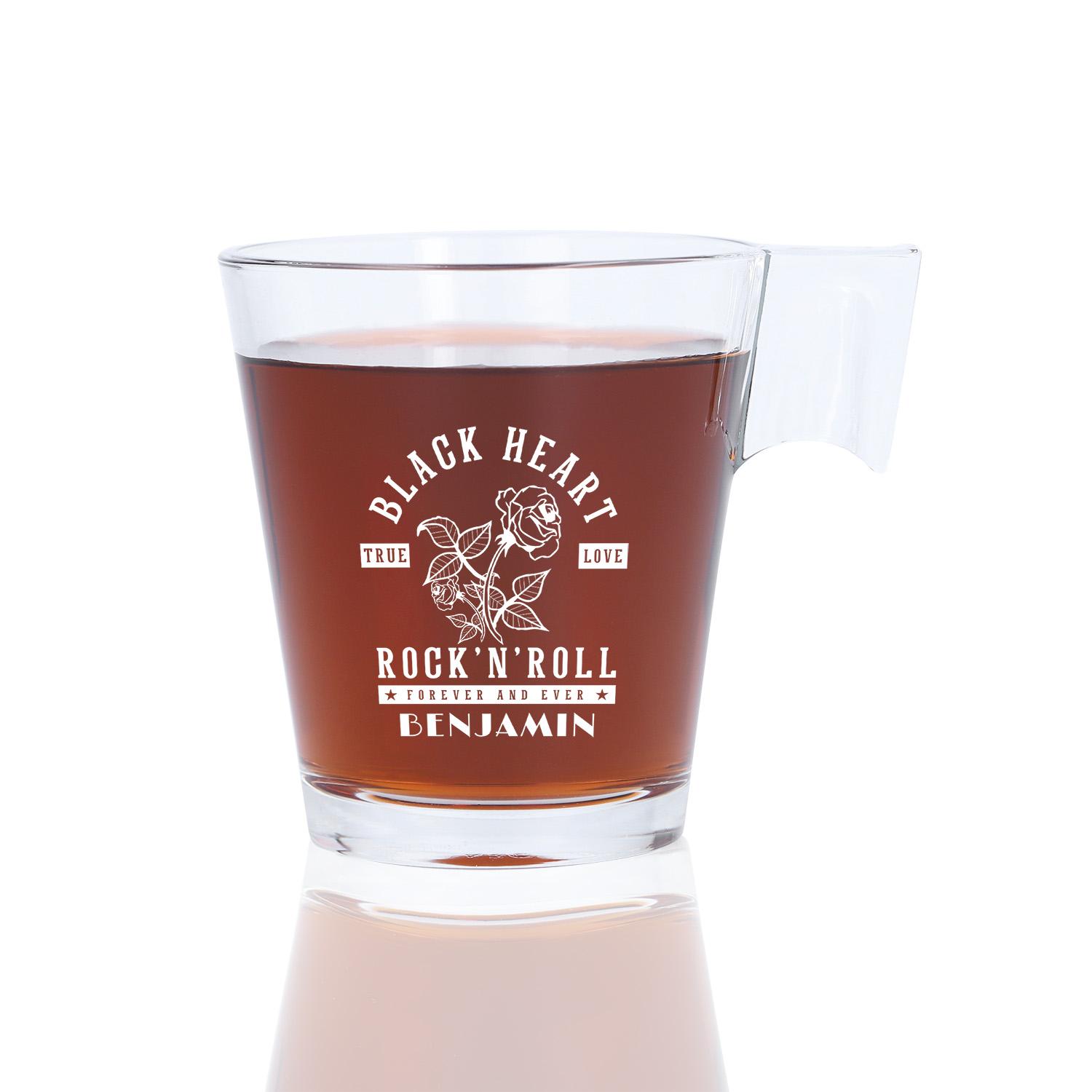 Kaffeeglas "Café" mit Gravur - personalisiert