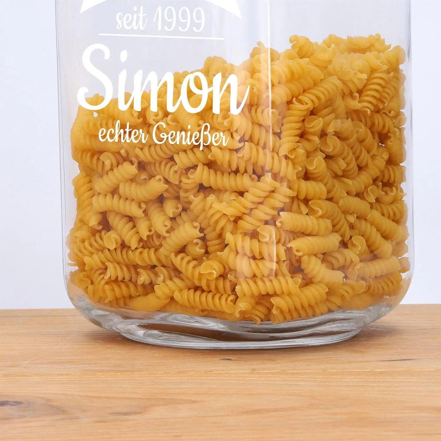 Vorratsglas Fido 2,0 Liter mit Gravur