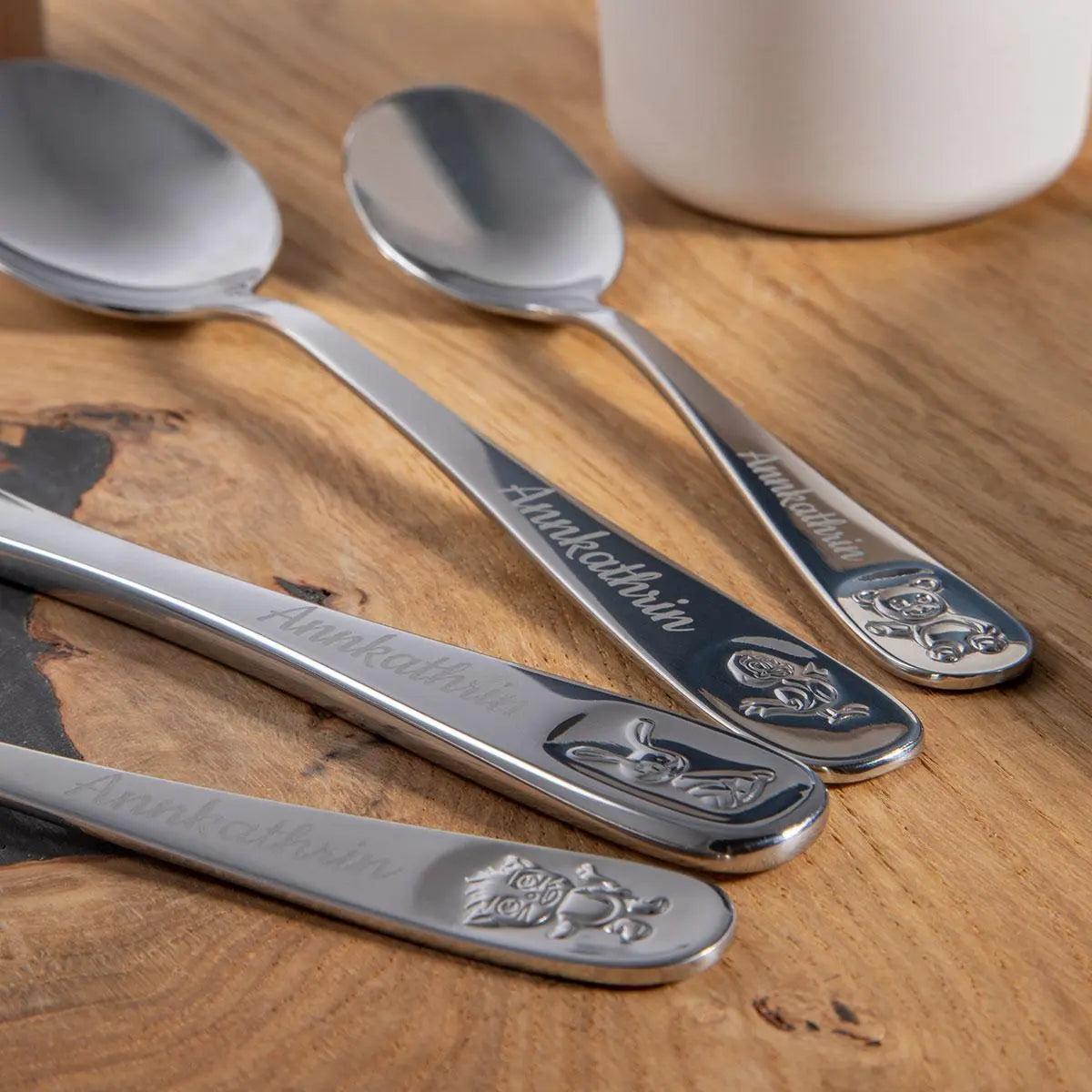ZWILLING® Kinderbesteck 4-teilig mit Gravur "Bino"