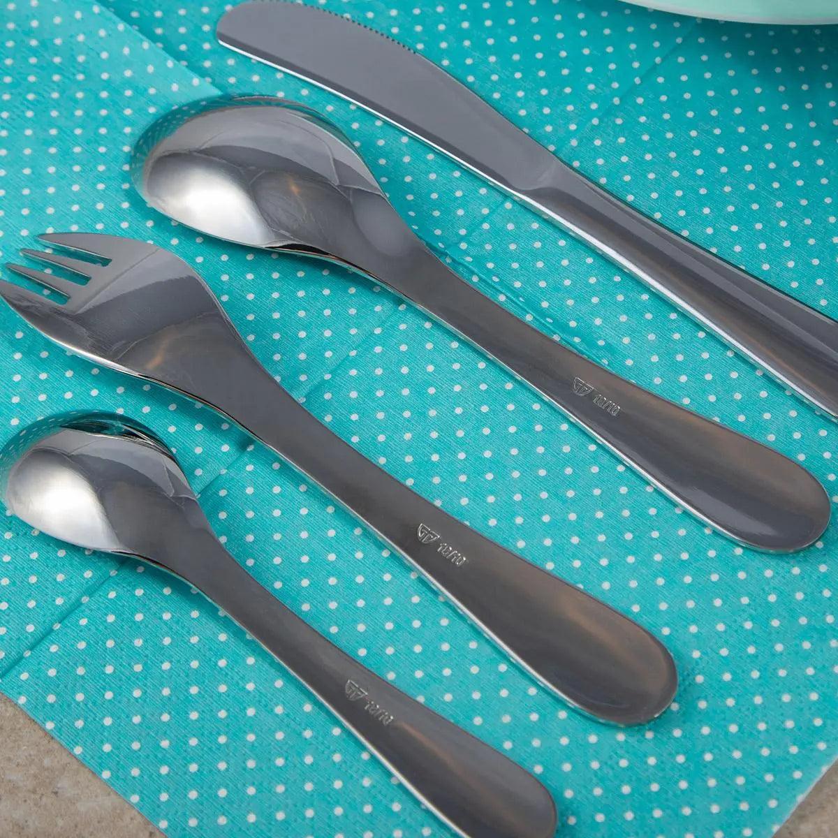 Kinderbesteck 4-teilig mit Gravur "Neutral"