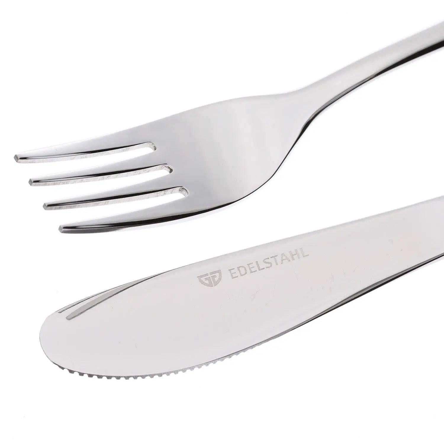 Kinderbesteck „Teddy“ mit Gravur (4-teilig)