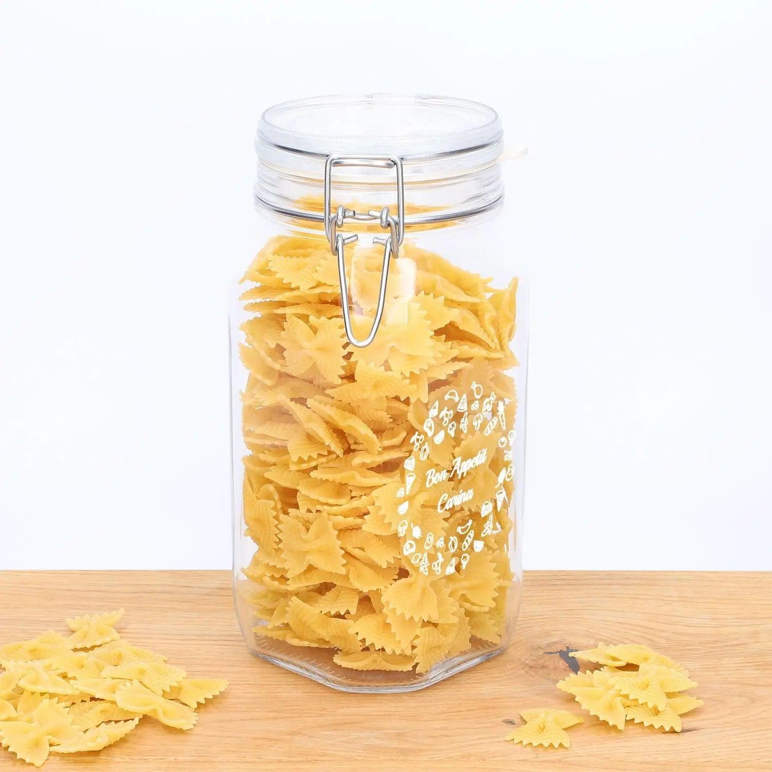 Vorratsglas mit Gravur "Fido" 1,5 Liter