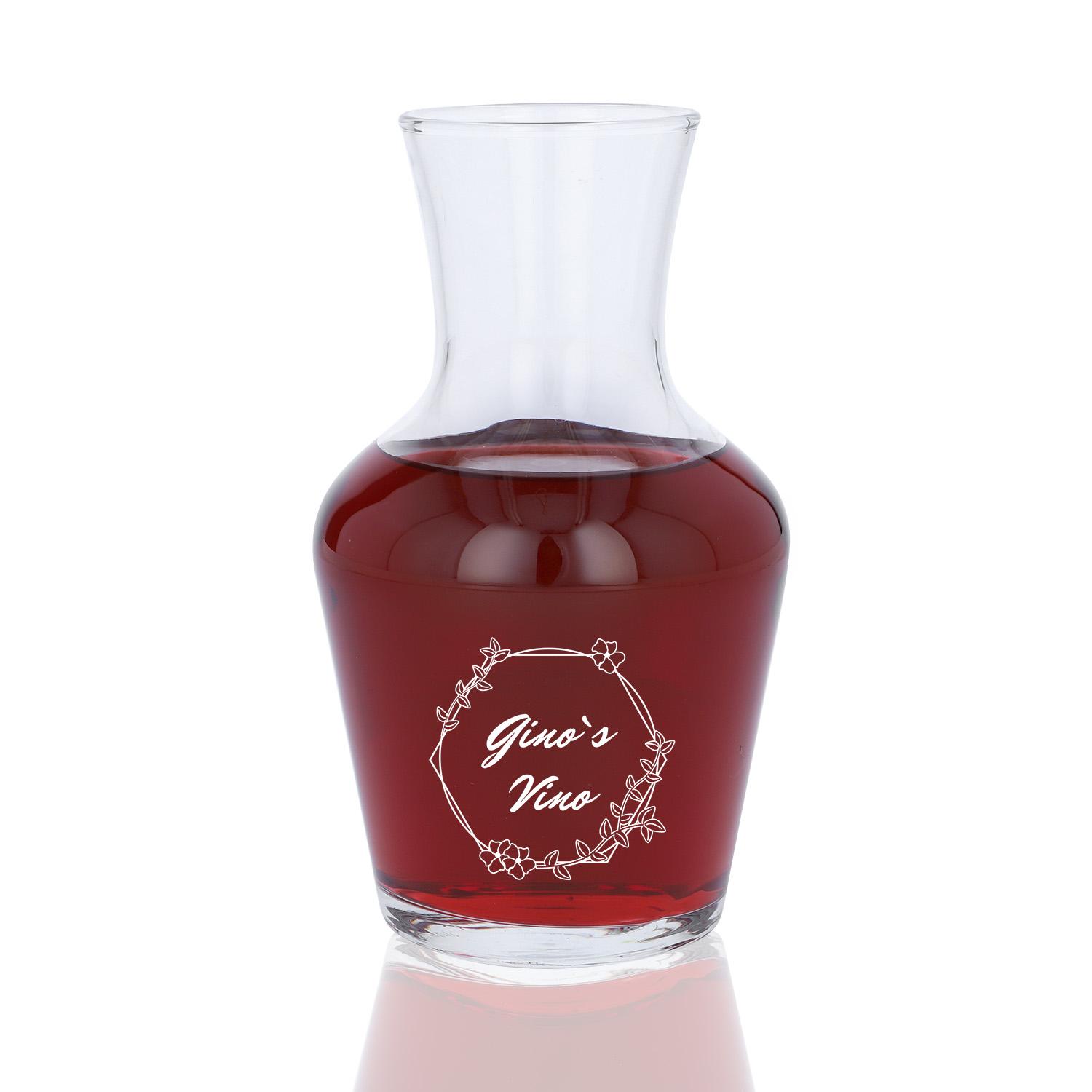 Karaffe "Carafon Vin" 0,6 Liter mit Gravur - personalisiert