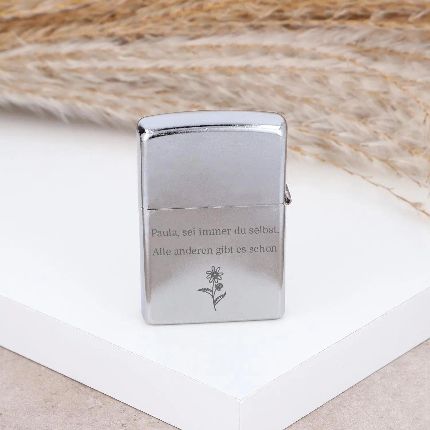 Premium Zippo Celtic Knot mit Gravur - originales Benzinfeuerzeug