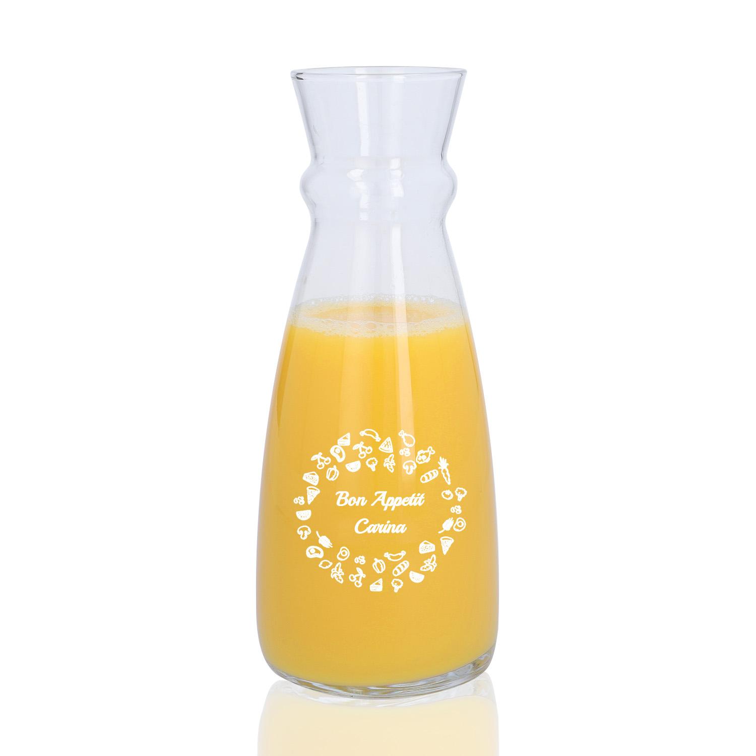 Karaffe "Waterdrop" 1,0 Liter mit Gravur - personalisiert