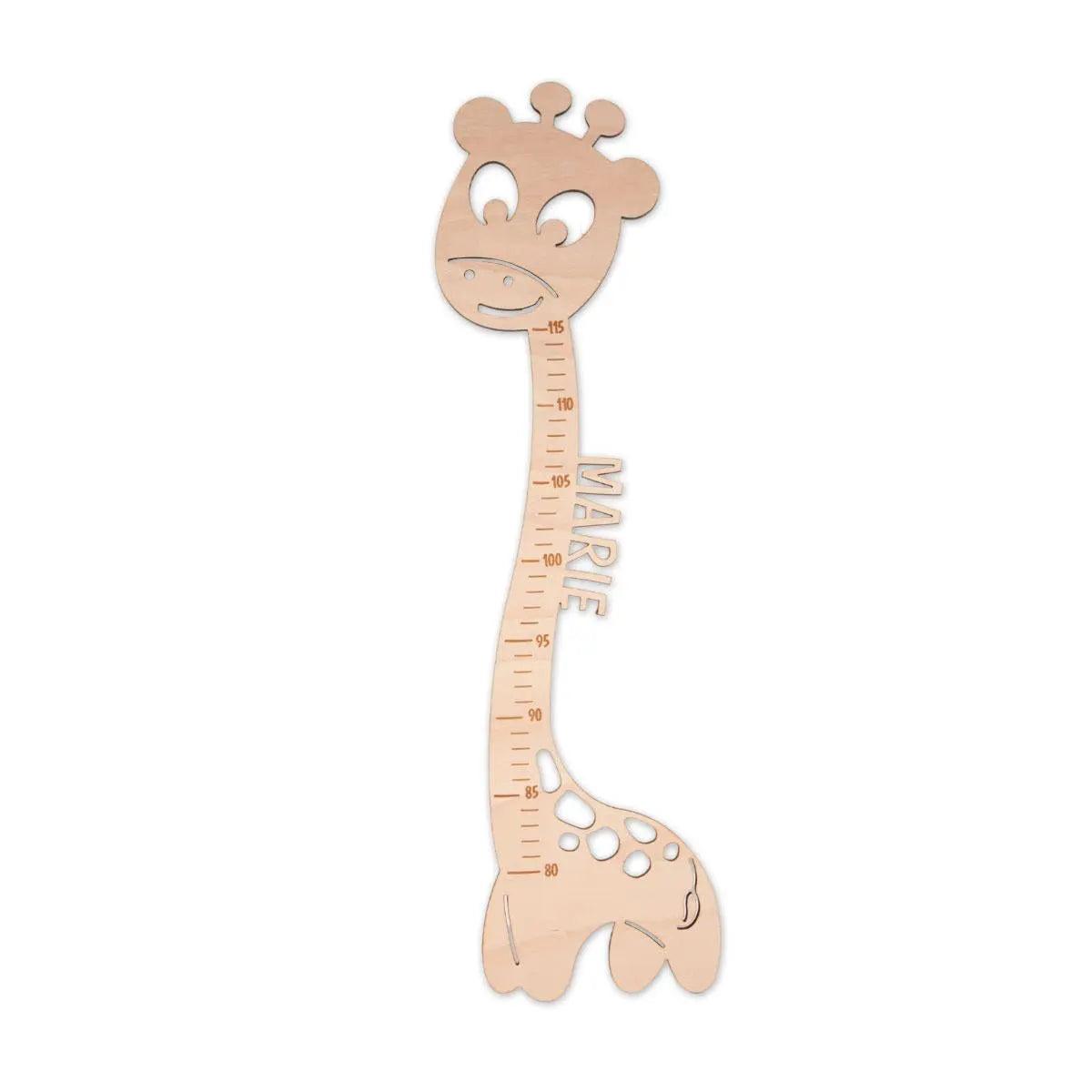 Messlatte Giraffe mit Personalisierung