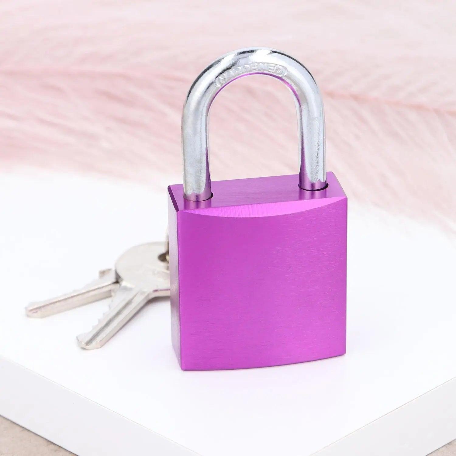 Liebesschloss Violett mit Gravur