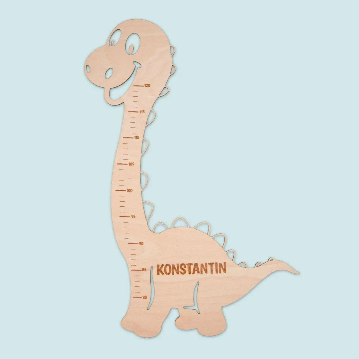 Messlatte Dino mit Personalisierung