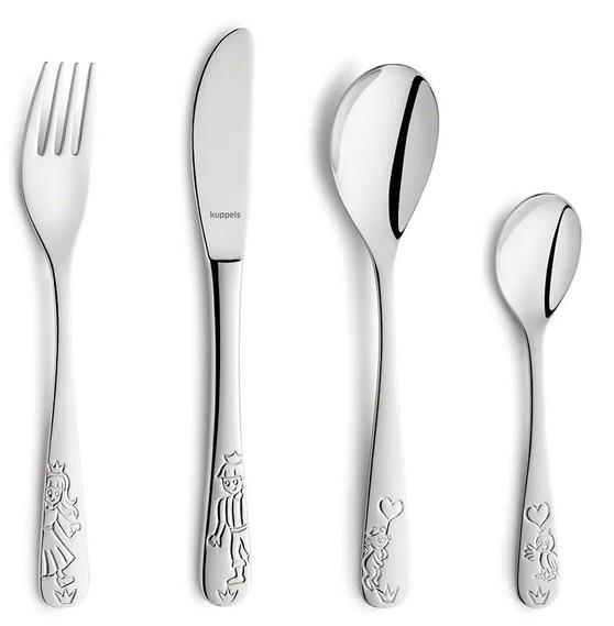 Amefa Kinderbesteck 4-teilig mit Gravur PRINZESSIN