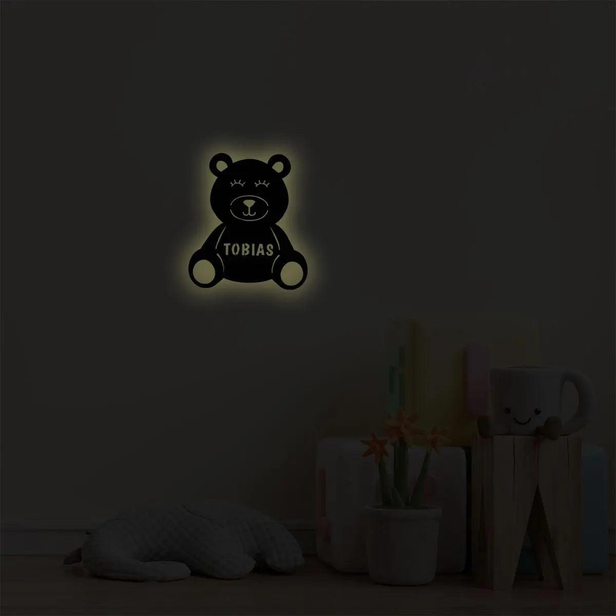 Nachtlicht Teddy mit Personalisierung