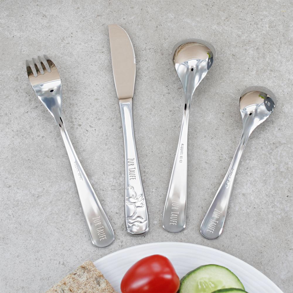 Amefa Kinderbesteck 4-teilig mit Gravur DUCK