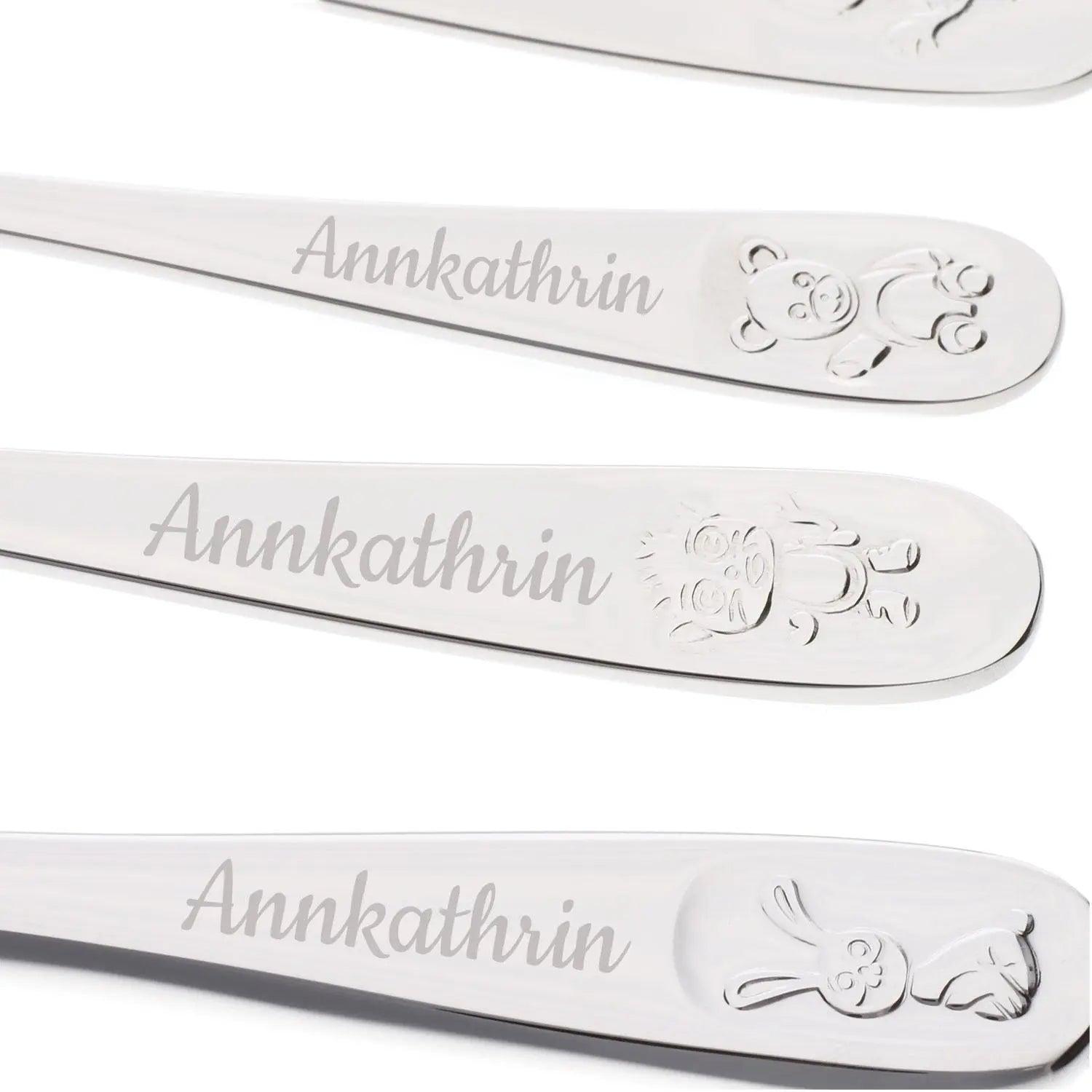ZWILLING® Kinderbesteck 4-teilig mit Gravur "Bino"
