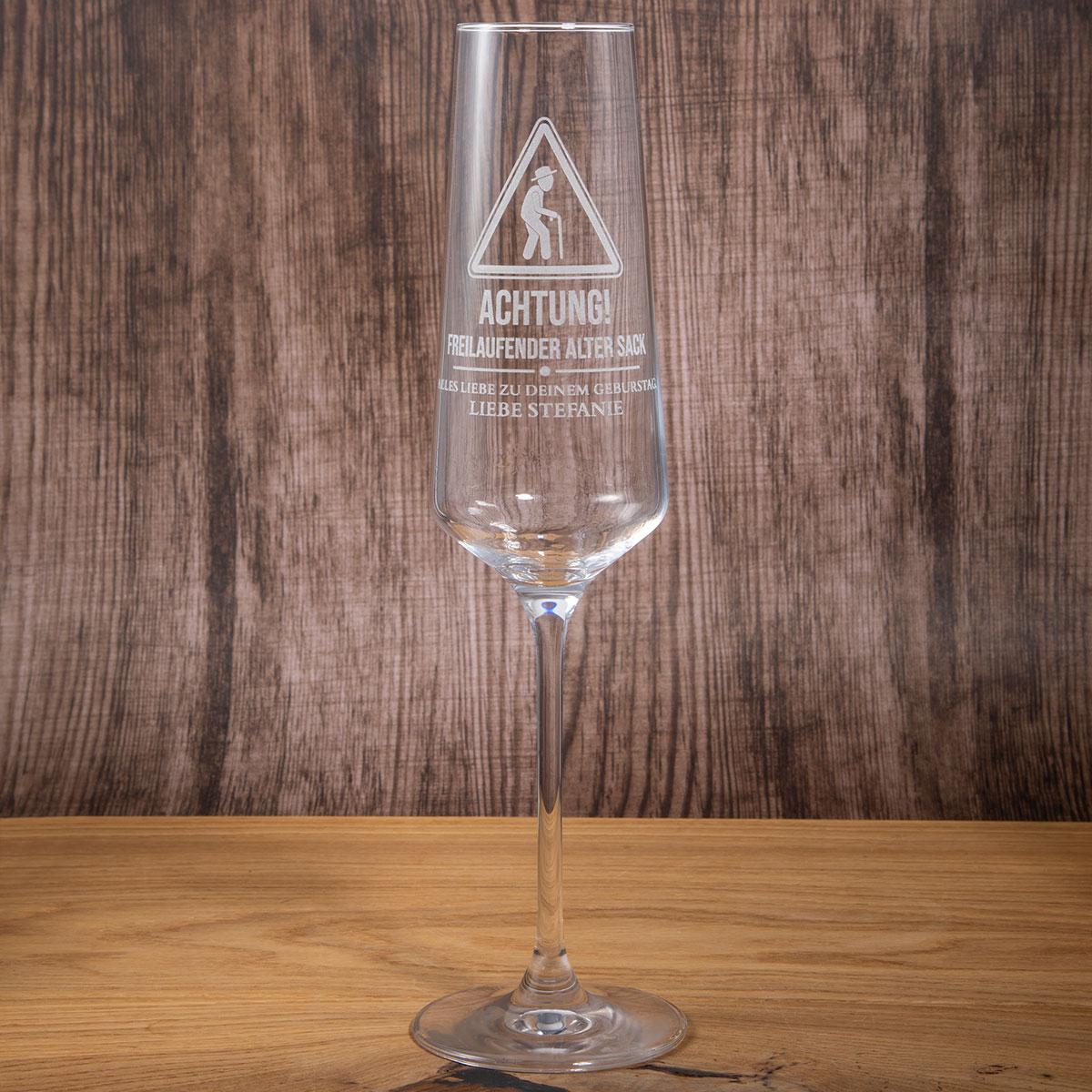 LEONARDO Sektglas "Puccini" mit Gravur - personalisiert